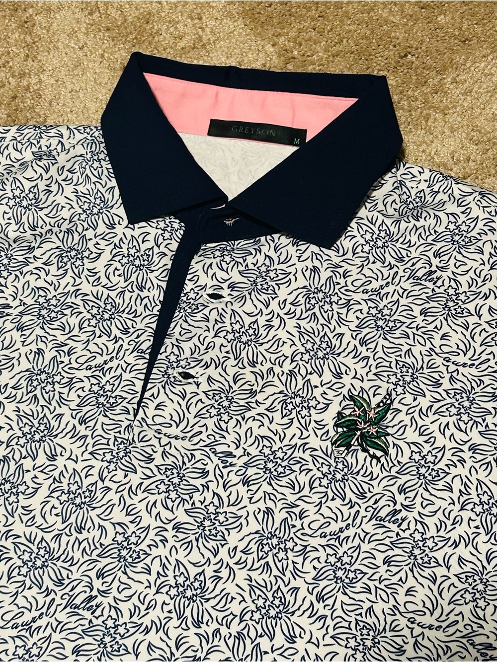 Greyson Laurel Valley Medium Golf Polo! Excellent!!